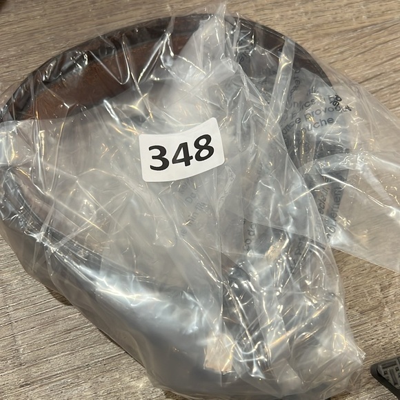 Vintage Brighton Hand Made USA Leather Patina Silver Buckle Clasp Ornate - Picture 9 of 9